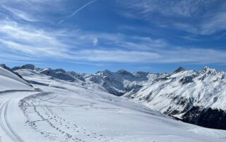 Ski piste in Davos